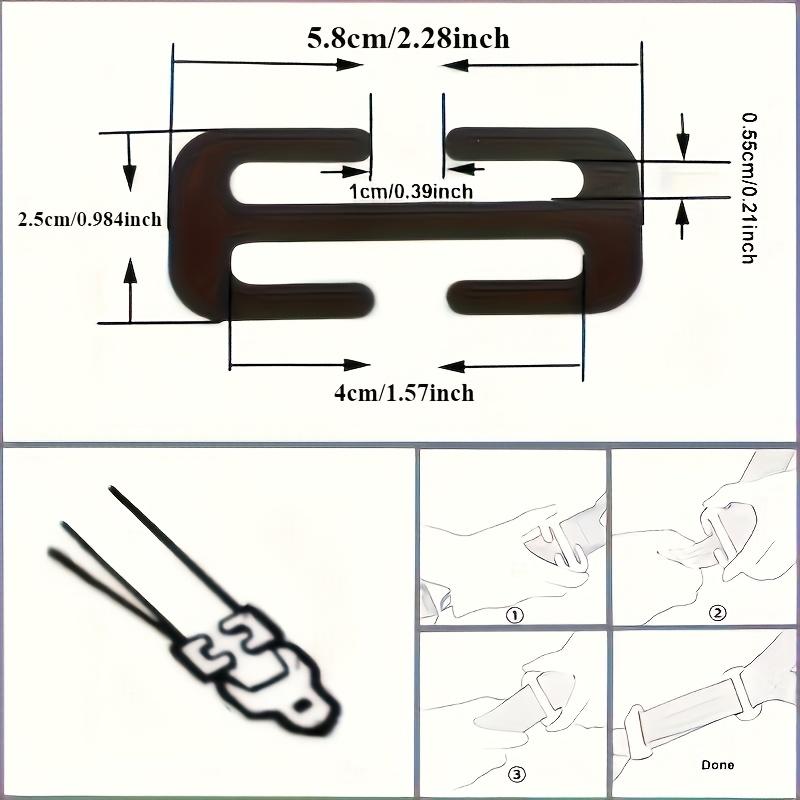 2 шт. Универсальный детский ремень безопасности, пряжка-зажим, регулятор плечевых ремней, фиксатор ремня безопасности, автомобильные аксессуары