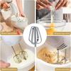 1/2/4Pcs Electric Egg Beater Stirring Hook, Stainless Steel Durable Handheld Egg Whisk Mixing Stick Kitchen Mixer