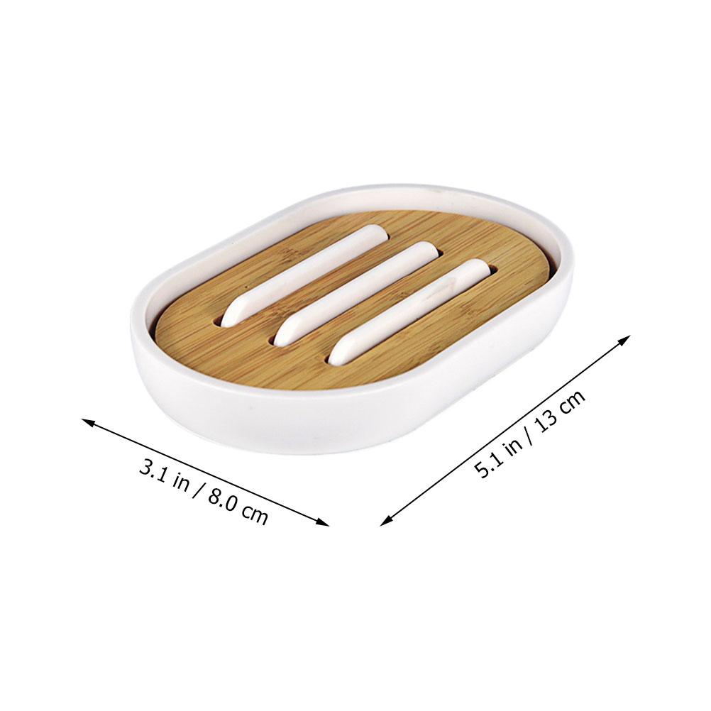 Мыльница Бамбуковая Мыльница Мыльница Слив Мыльница Держатель