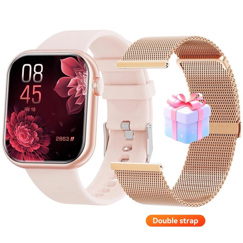 Smart Watch, 1.85-inch Touch Screen Activity Fitness Tracker Watch,  IP67 Waterproof Sports Step Counter, Suitable for Android Iphone Devices