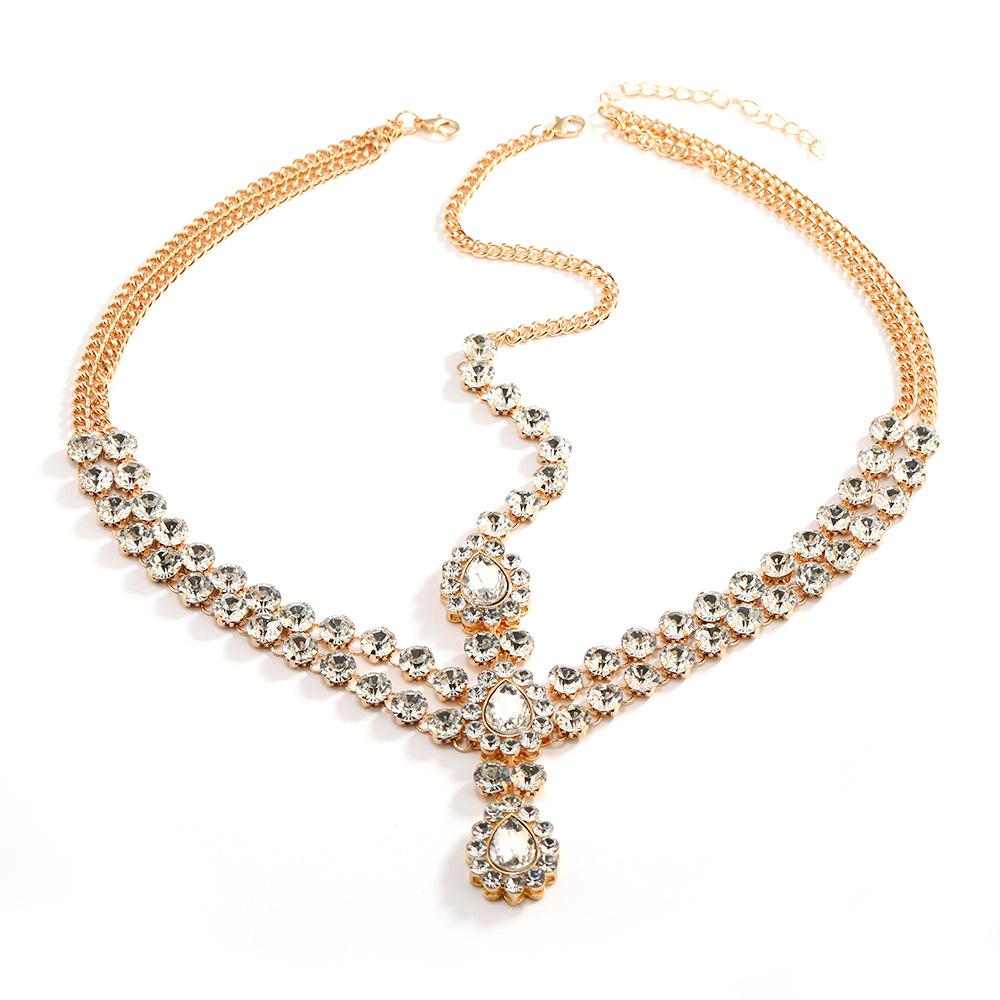 Экзотический головной убор, фотоаксессуары для волос, инкрустированная бриллиантами подвеска для бровей, цепочка с бахромой на лоб.