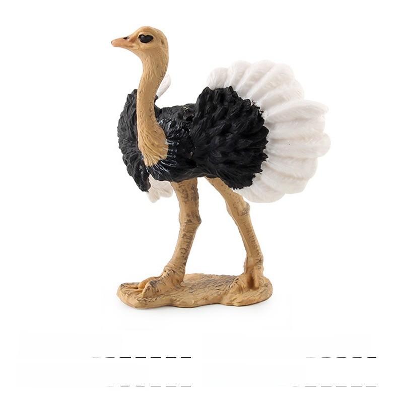 Kids Bird Animal Replica Pvc Nonstatic Australian Ostrich Duckling Figurine For Classroom And Playroom Decor