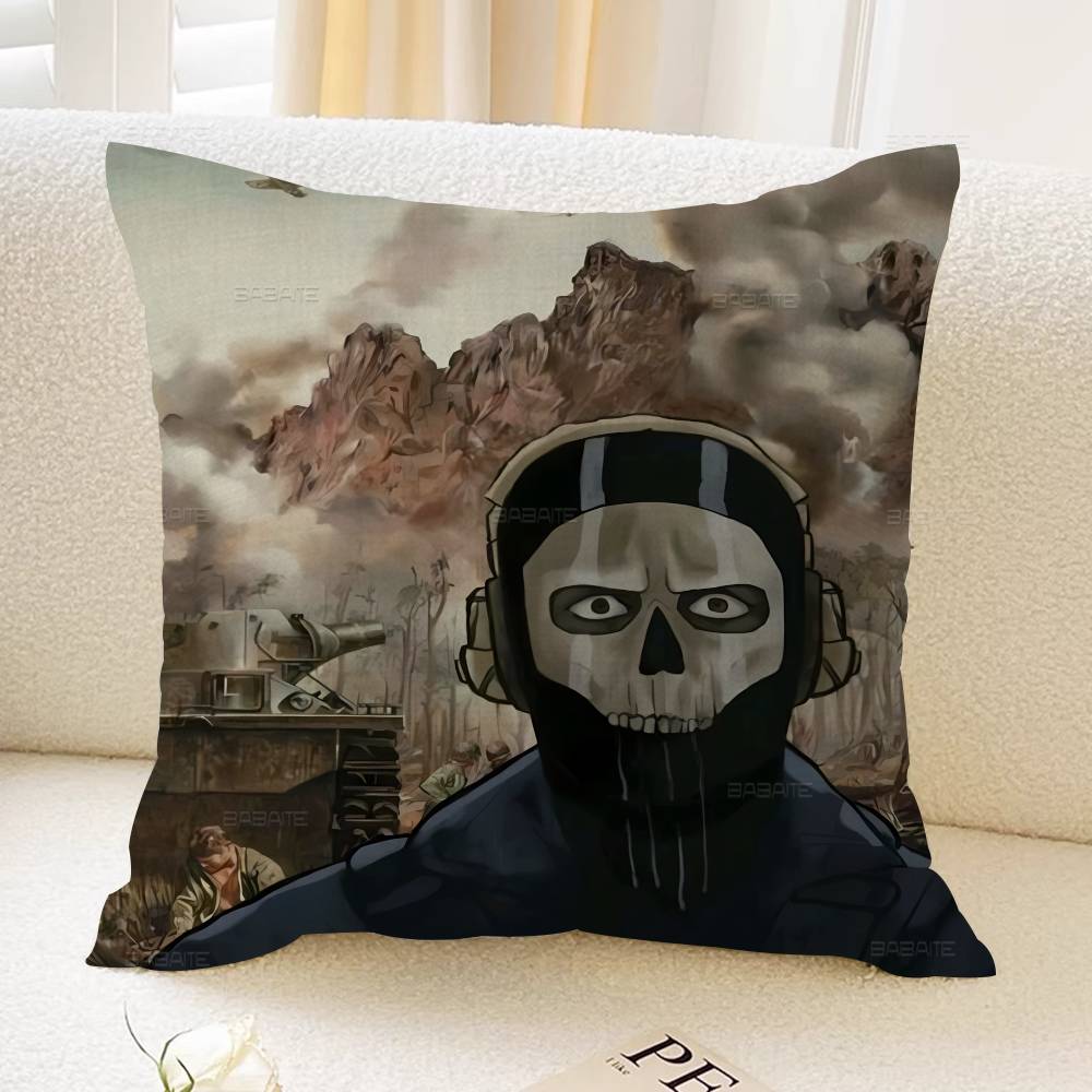Game Call of Duty Pillow Gift Home Office Decoration Bedroom Sofa Car Cushion Cover case x