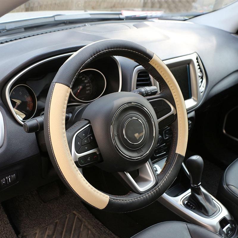 My Good Car из искусственной кожи, защитный чехол на руль автомобиля, чехлы на руль для Jeep Renegade 2015 2016 2017 Compass 2017 2018