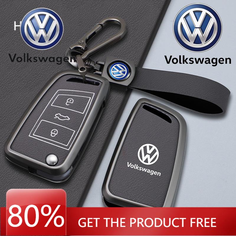 Для VOLKSWAGEN VW Чехол-защита-держатель из цинкового сплава и кожи для умного дистанционного ключа автомобиля для VW Volkswagen Passat 2017 Брелок