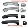 69210-0K200 Handle 6922 Chrome Accessories Tools For Toyota Hilux Revo 2015 2016 2017 2018  Glossy Black Handle Assembly