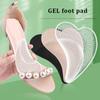 Silicone Gel Arch Support Shoe Insole Women Hight Heel Sandals Forefoot Pads Flat Foot Care Pain Relief Half Insert Soft Cushion