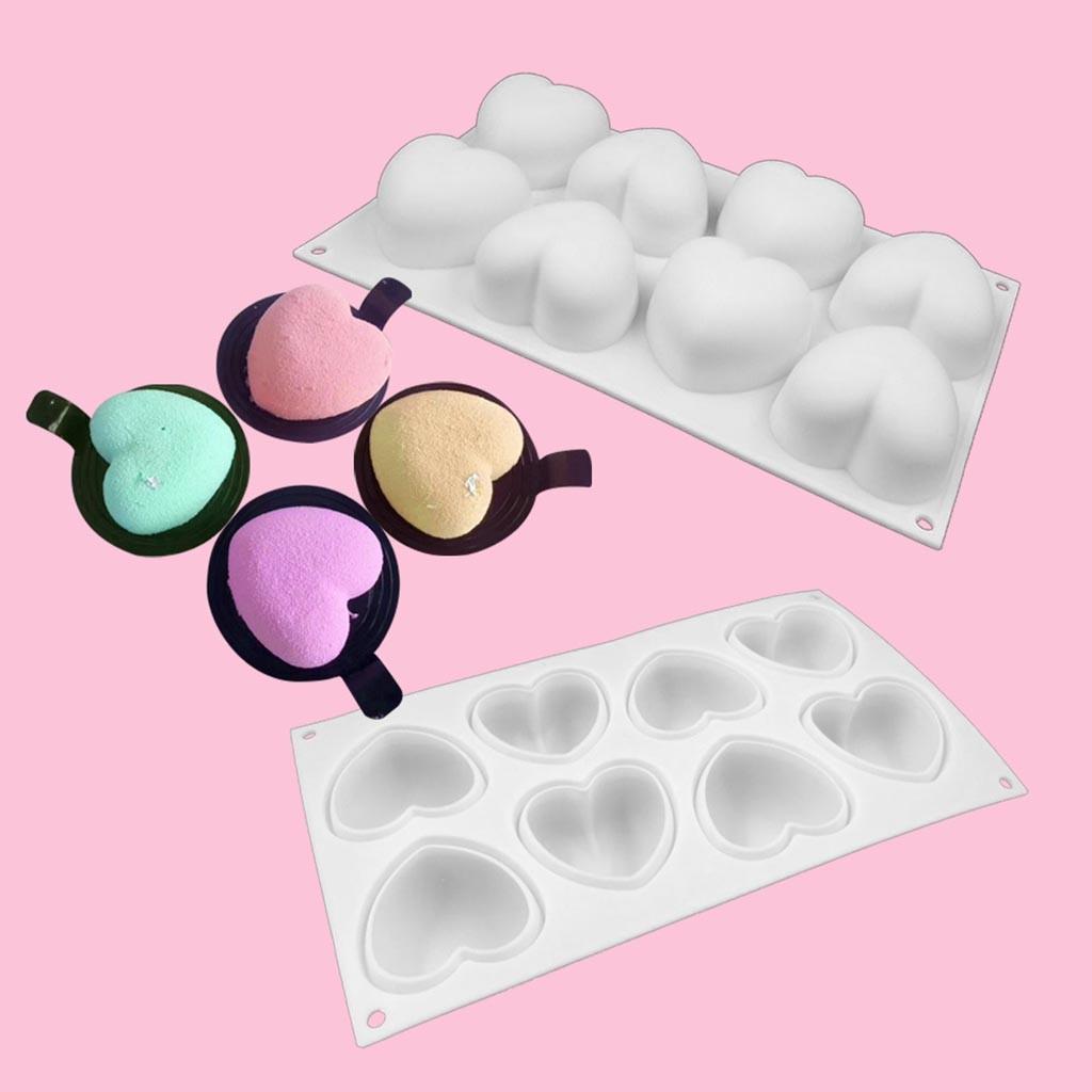 Многоразовый антипригарный лоток для силиконовых форм в форме сердца Easy Release 3D Love