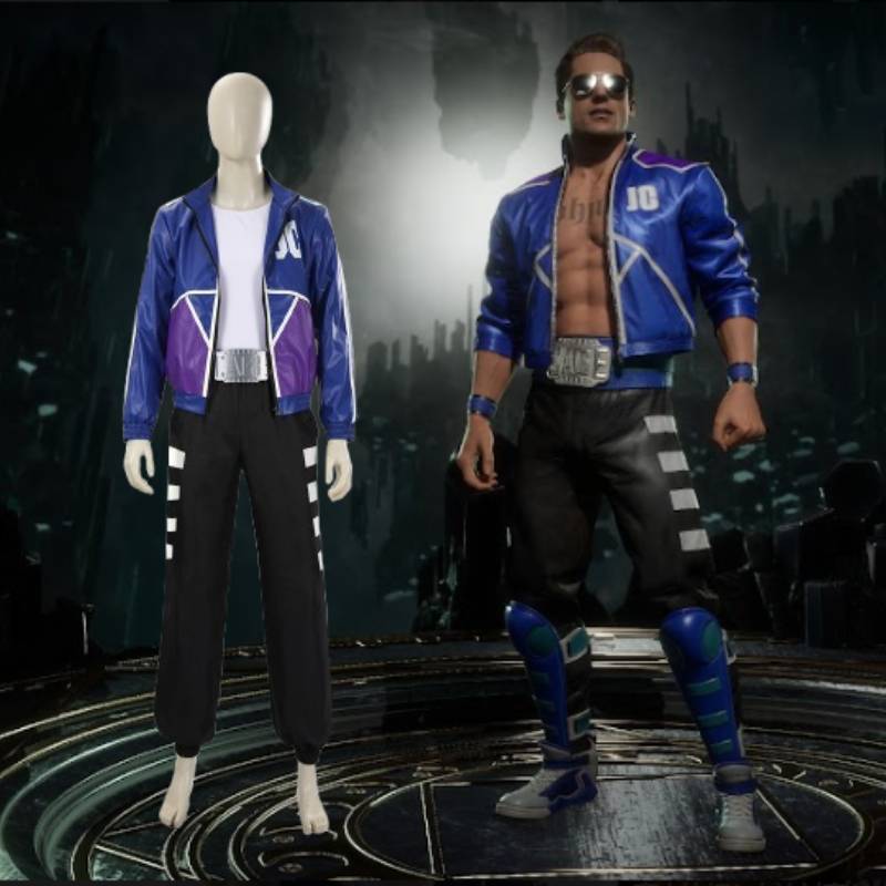 Костюм Cosplay Mortal Kombat Jc с полиэстером для ролевых игр по аниме