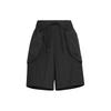 Adidas Woven Shorts Solid Color Minimalist Water-Resistant Cargo Style Loose-Fit Sports Casual Shorts Women Shorts Black JJ1595