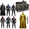 7 Стиль F5 Бэтмен Аркхем Найт Сборная Модель Слепая Коробка 7 стилей 10 см Игровые Экшн-фигурки Коллекция Хобби Модель Украшения Мальчики
