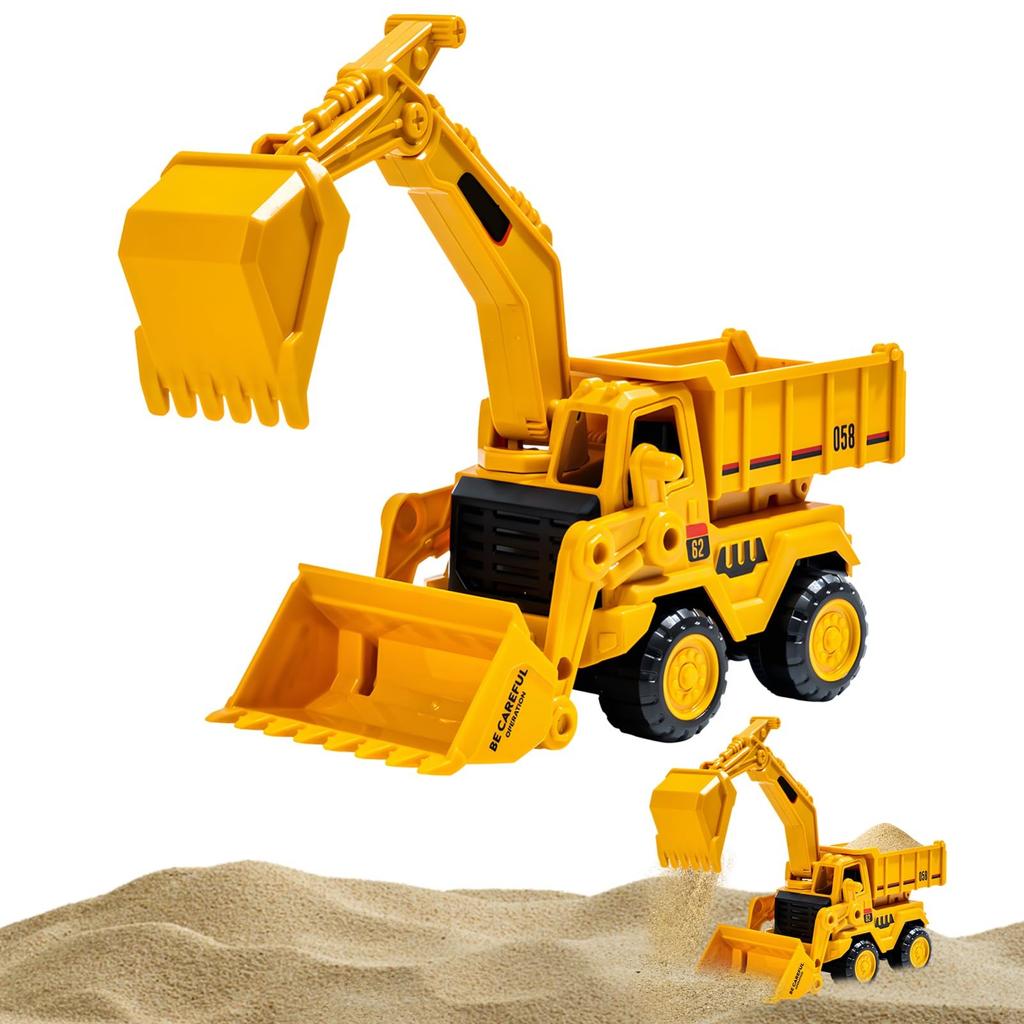 Excavator Truck Model Toy Engineering Vehicle Toddler Early Education Construction Vehicles Truck Boys Gifts