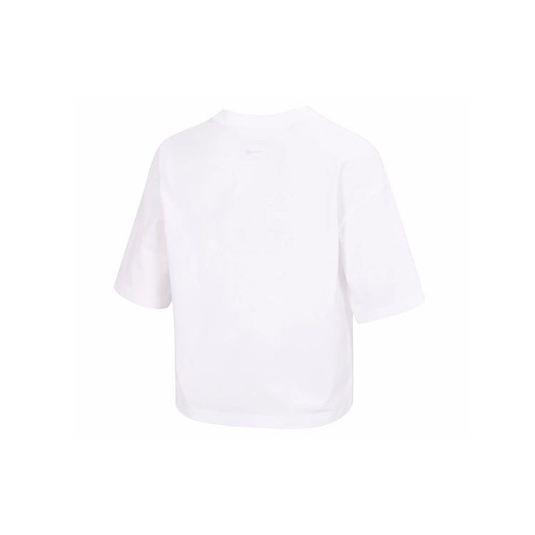 Adidas Neo Letter Logo Print Running Casual Short Sleeve T-Shirt Women Tops White IA6757