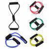 Portable Yoga Tube 8 Type Rubber Latex Muscle Training Resistance Band Elastic Pull Rope Gym Fitness