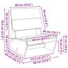 Garden Chairs 2 pcs 60 x 64 x 70.5 cm Pressure Treated Pine Wood
