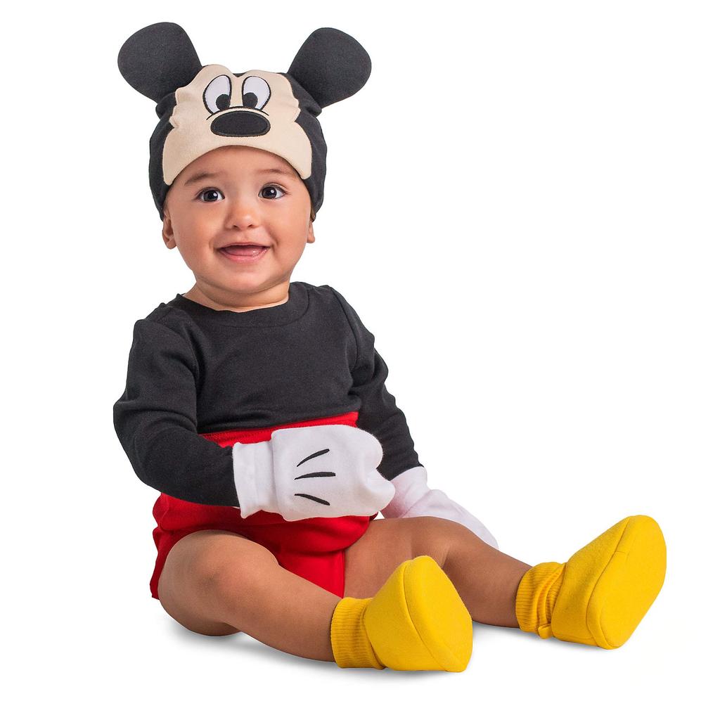 Disney Mickey Mouse Costume Bodysuit for Babies, US Sizes 9-12 MO