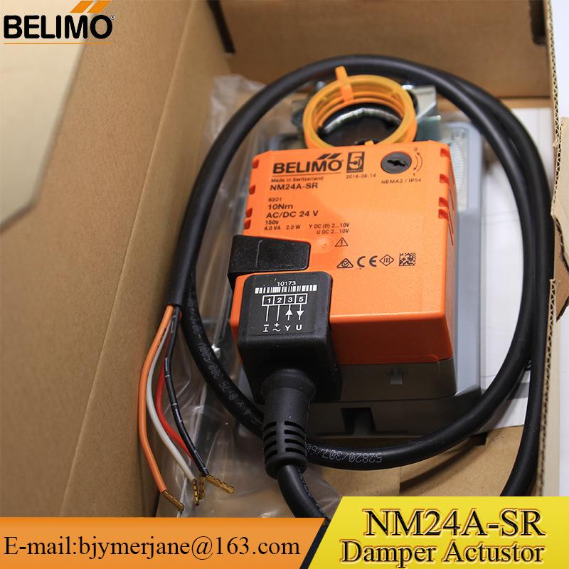 BELIMO NM24A-SR Modulating Damper Actuator AC24V DC24V 10nm For Adjusting the Air Valve HVAC Systems HRV ERV Ventilation OEM