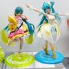 Hatsune Miki Anime Character Kawaii Pvc Model Standing and Sitting Doll Action Doll Collection Decorations Christmas Toys Gifts