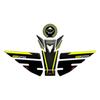 Yamaha MT-25 2015-2019 Совместимый комплект подкладок на бак, черно-желтый