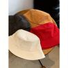 Thick Corduroy Simple Wide Brim Warm Bucket Hat