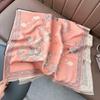 Роскошный зимний кашемировый шарф женский с принтом, теплый платок-пашмина, пончо, шарфы, женская шаль для кареты, толстый фуляр, буфанда