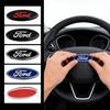 58x22 мм Сплав Автомобильная Наклейка-Эмблема на Руль для Fusion Ranger Ecosport Fiesta Kuga Edge Focus Mk4 Mondeo Escape ST GT