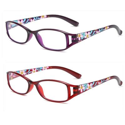 Модные печатные очки для чтения с защитой от синего света Hd, антирадиационные очки для чтения против усталости, женские очки для чтения