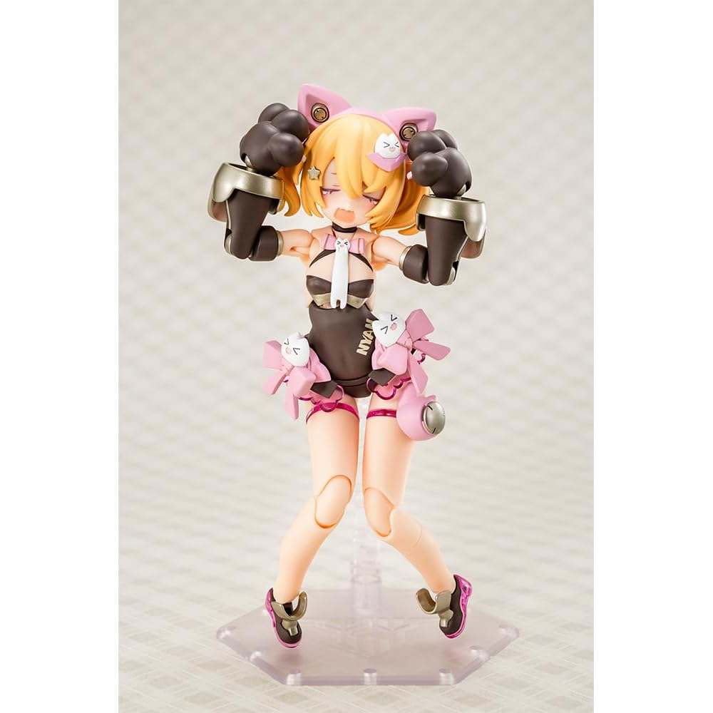 Kotobukiya Megami Device Puni Mofu Черная Мао Масштаб 135 мм Пластиковая модель