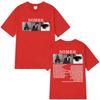 Sombr Merch Футболка с принтом Тур 2026 Мужская Женская Хип-хоп Футболка Модная Одежда Летние Футболки с коротким рукавом Повседневные Футболки Стритвир