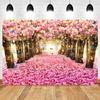 Spring Castle Floral Backdrop Wonderland Forest Flower Baby Kids Birthday Party Wedding Photography Background Decor Studio Prop9