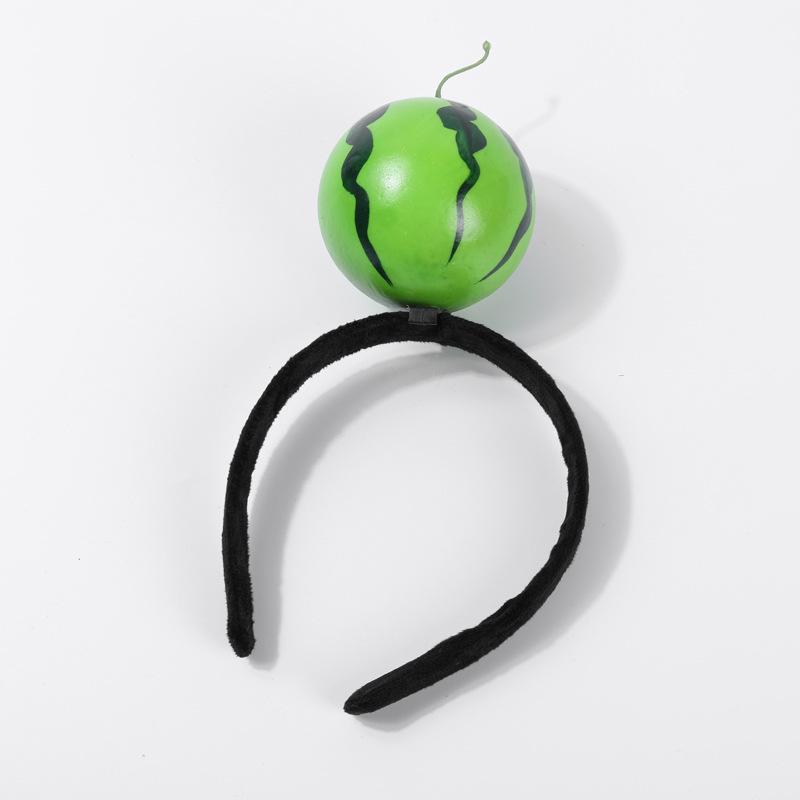 Креативные 3D-ободки для волос с овощами: Аксессуары для волос из моркови, перца, баклажана и зеленых овощей для женщин