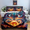 Fiery dragon motif. Bedding Duvet cover sets Duvet covers Pillowcases gifts (1 * Duvet Cover 2 * Pillowcases, without duvet insert)