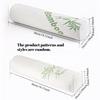 1pc Ergonomic Cervical Roller Pillow-Removable Washable Bamboo Leaf Design for Spine/Neck/Back/Leg Relief Travel Support