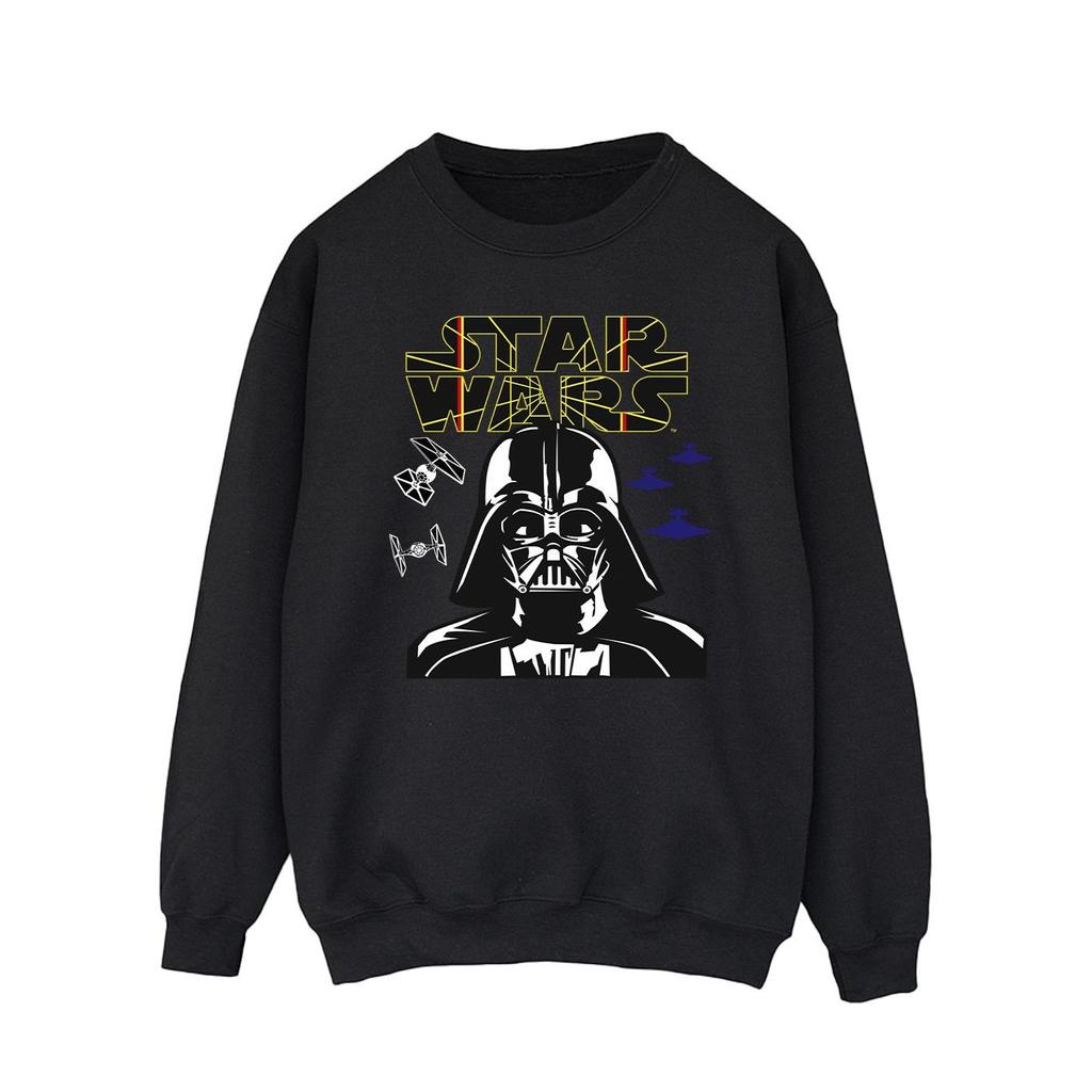 Star Wars Mens Darth Vader Comp Logo Sweatshirt
