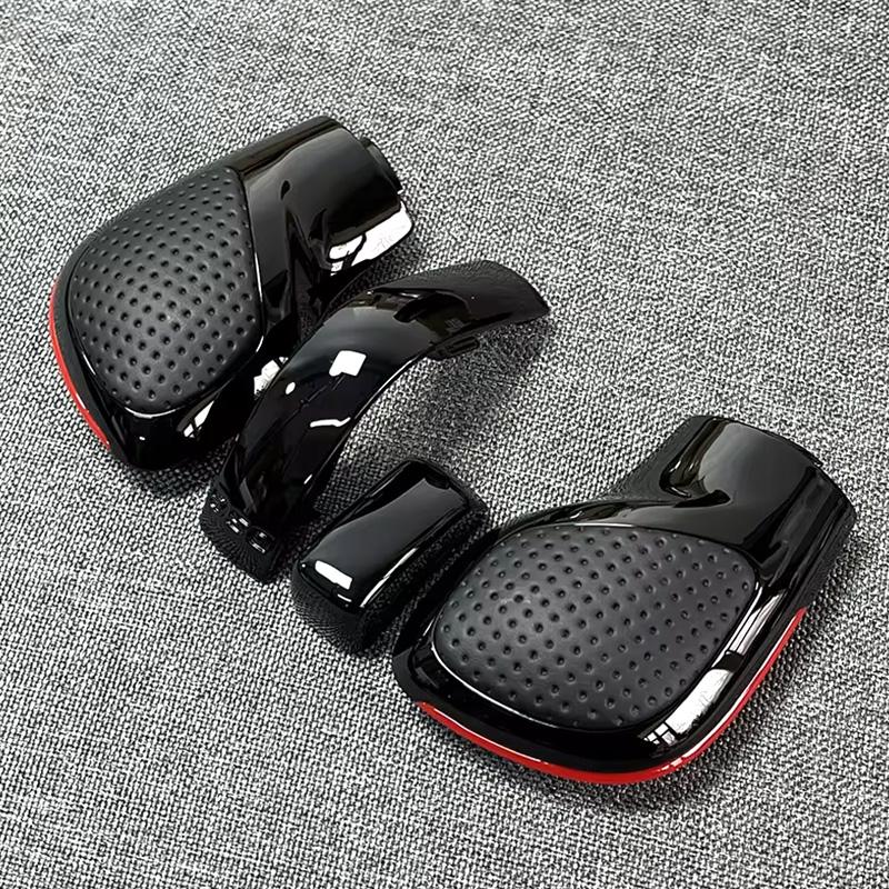 4PCS For VW Golf 6 7 R GTI Passat B7 B8 CC R20 Jetta MK6 GLI Chrome Matt With Leather Shift Knob Gear Side Cover DSG Emblem