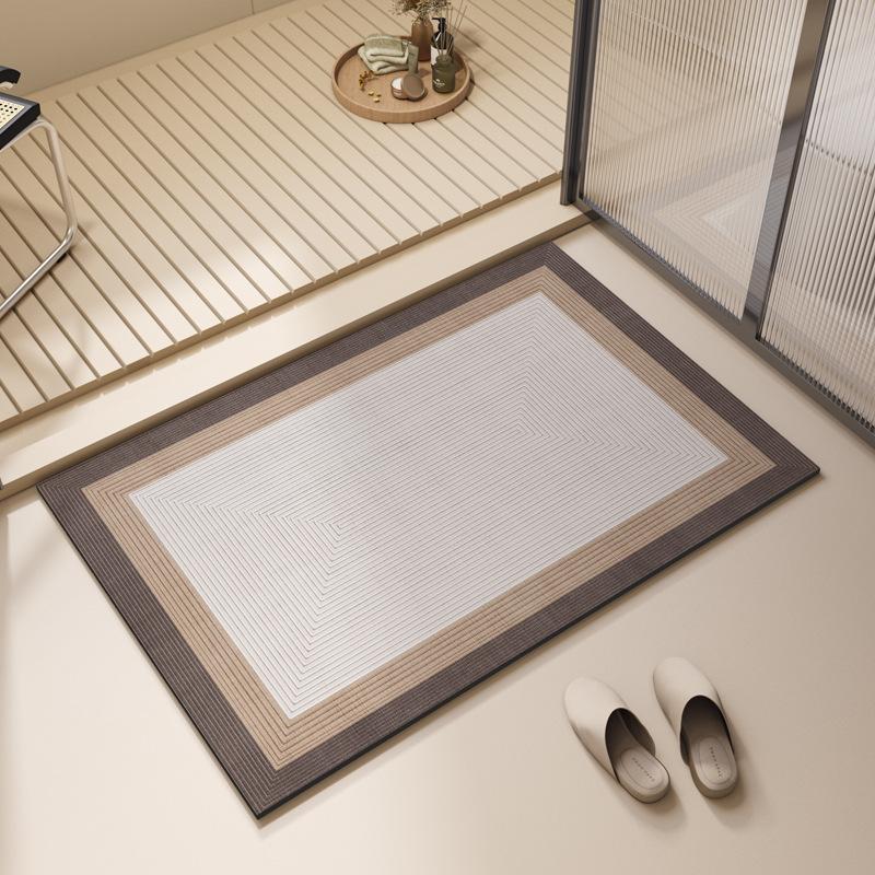 Bathroom Mats Kitchen Mats Doormats  Front Door Mats Dirt Repellent Non-Slip Floor Mat Shower Rugs Machine Washable