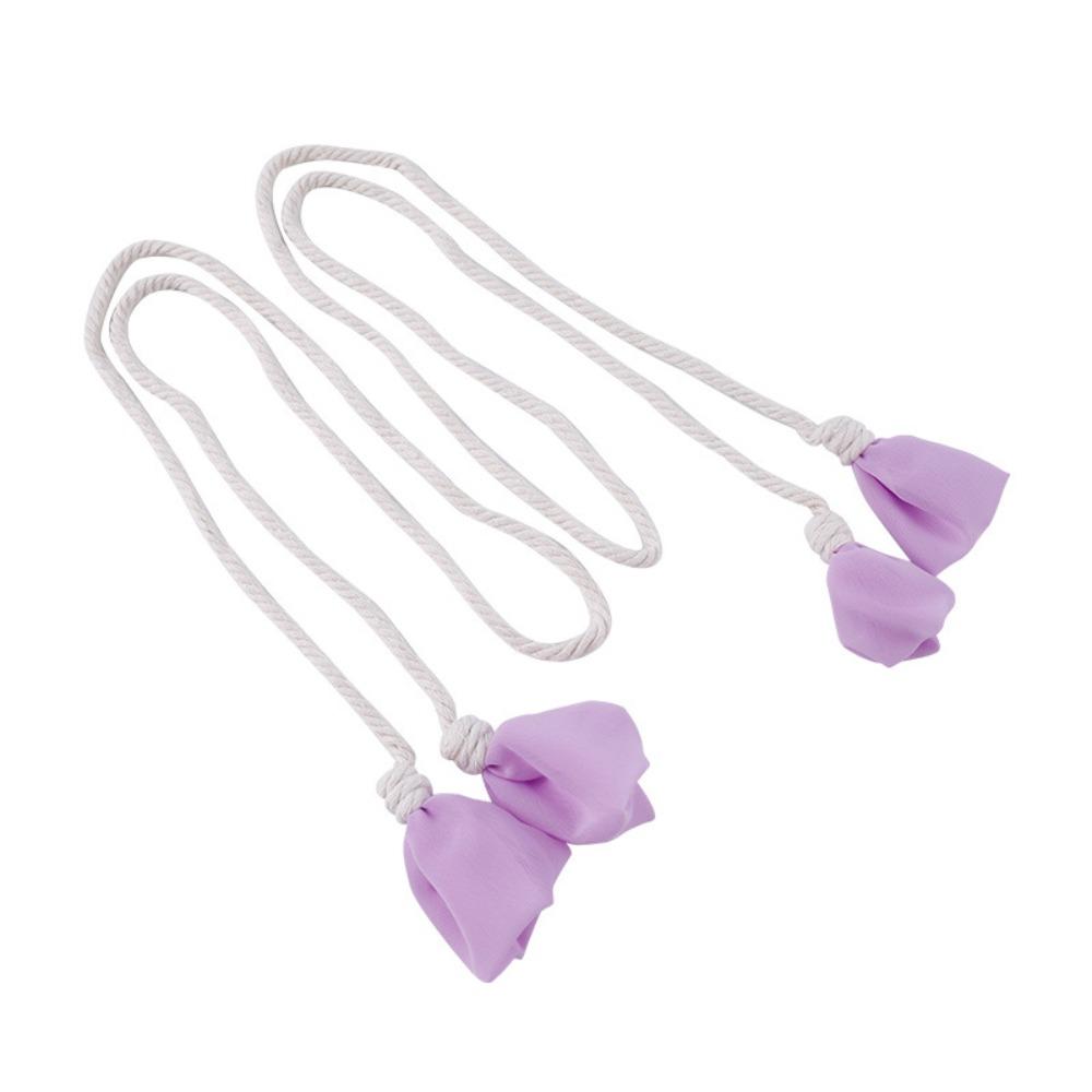 2PCS Elegant Curtain Tieback Minimalist Curtains Tie Rope Trendy Tulip Curtain Straps Home Decor