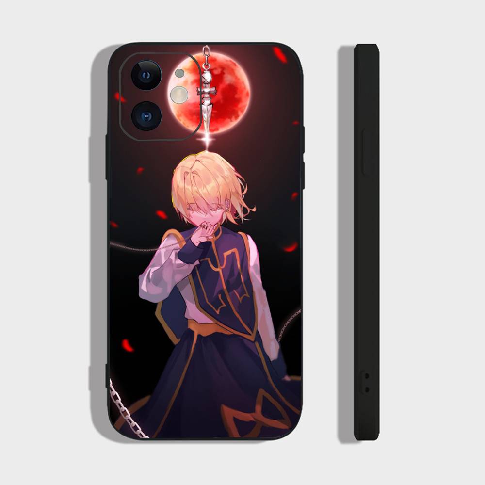 HUNTER X HUNTER Аниме Курапика Чехол для телефона Для IPhone 17 Air 16 15 14 13 Pro Max 11 12 Черный Силиконовый Чехол