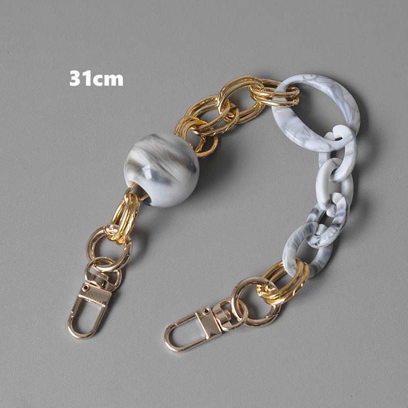 Акриловая ручка-цепочка для женской сумки