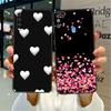Чехол LOVE Heart для Samsung Galaxy A50 A70 M52 A30 A20s A20e A10 A40 A10s M51 M31 M30s M13 5G черный чехол для телефона