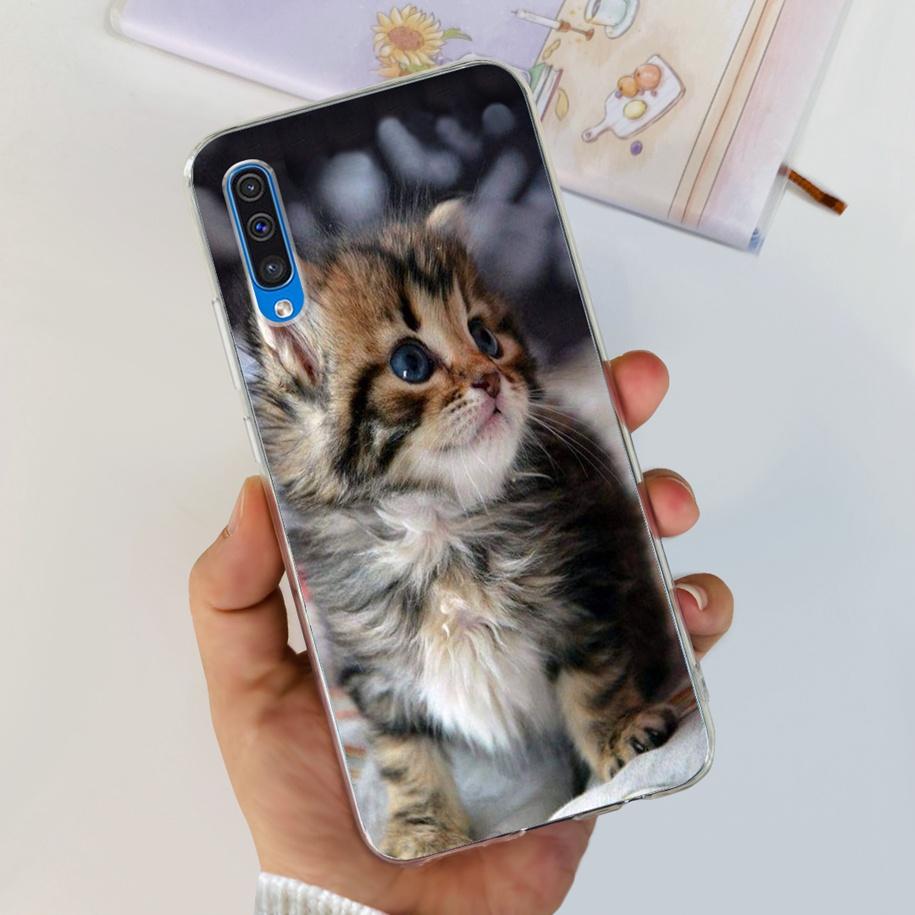 For Cover Samsung Galaxy A50 Phone Case Luxury Marble Flower Transparent Soft Bumper For Samsung A50S A30S A307F A507F A 50 Capa