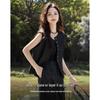 Женский однобортный жилет без рукавов Demana Elegant City