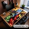 Custom Name Extended Mouse Pad,Attack on Titan Gaming Desk Mat For Home Office Desktop Decor
