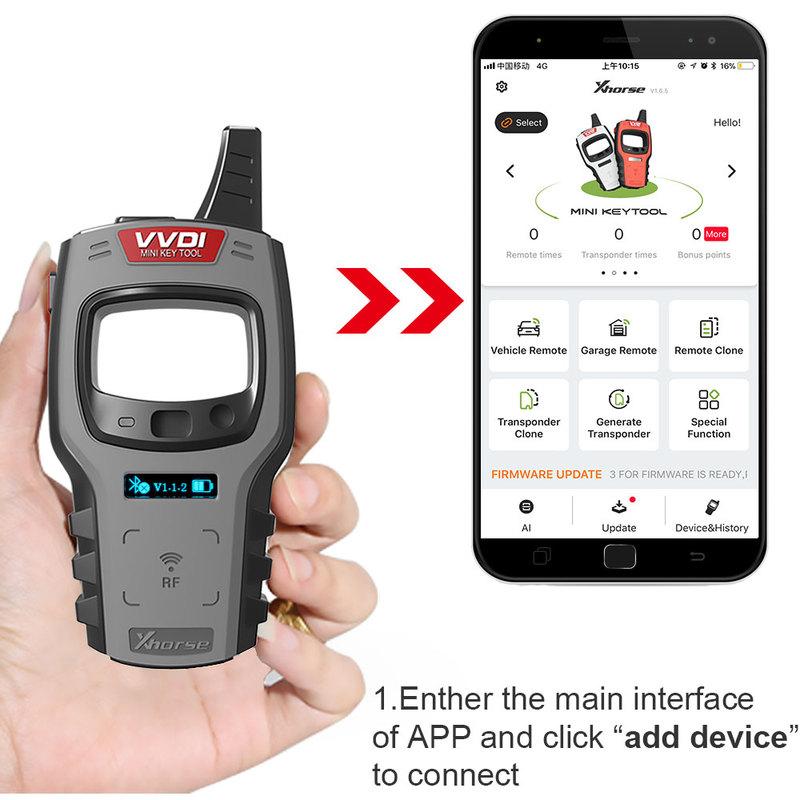 Глобальная версия Xhorse VVDI Mini Key Tool Программатор пультов дистанционного управления