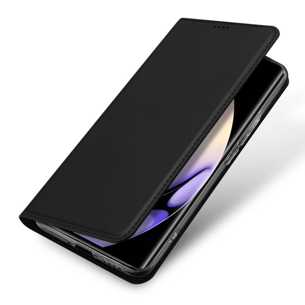 Dux Ducis Skin Pro Flip Wallet Case with Stand for Realme 10 Pro+, Black