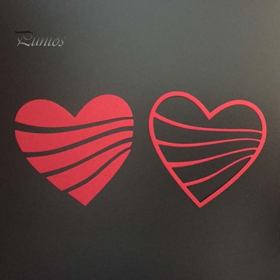 Полое сердце, декоративное тиснение, трафарет, фотоальбом, DIY, штампы для резки