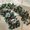 Christmas Snowflake Garland for Hotels, Malls, Windows, Doors & Stair Handrails
