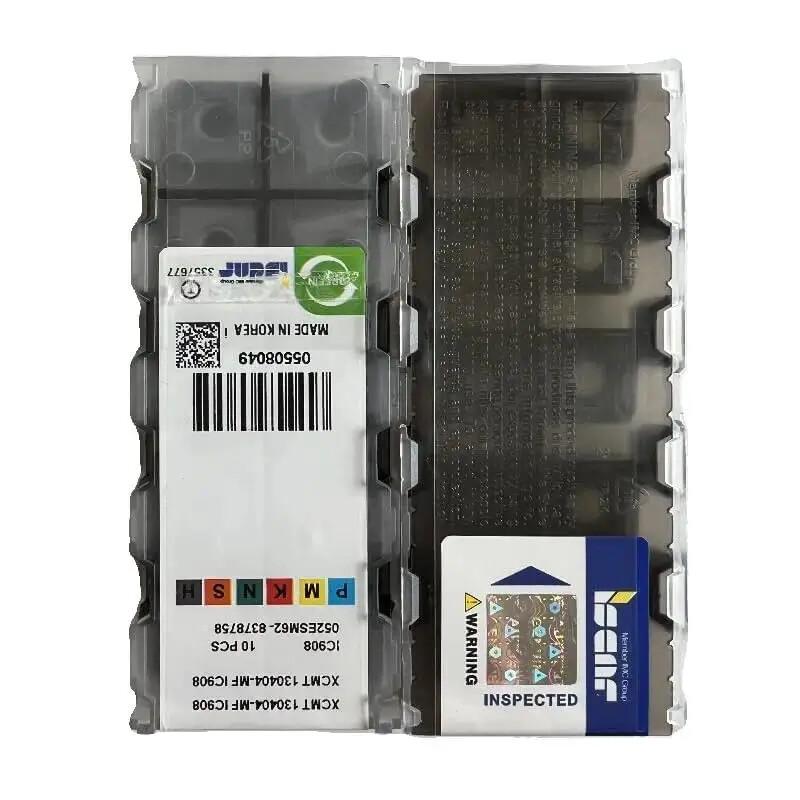 ISCAR / XCMT130404-MF IC908 /Industrial Indexable Carbide Inserts 10 Pcs