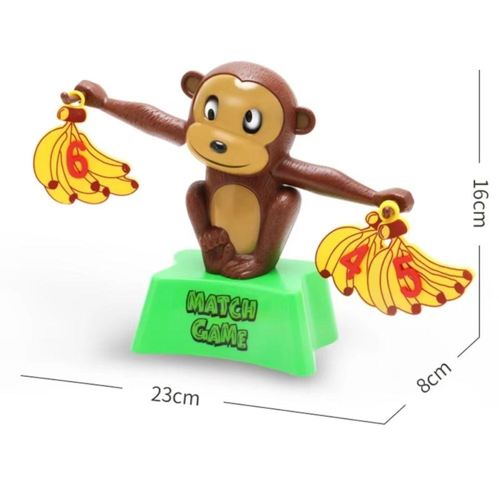 Обучающая игрушка Монтессори Математика Баланс Обучающая игра Банан Обезьянка Математика Детский сад