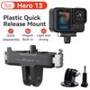 Магнитное быстросъемное крепление для GoPro Hero 13 Пластиковый удлинитель Держатель Кронштейн для Go Pro Hero 13 Черный Аксессуар
